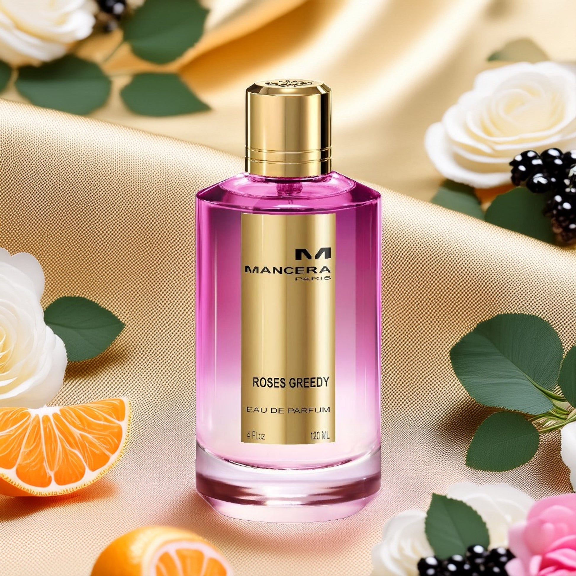MANCERA ROSES GREEDY 4.0 oz / 118 ml Eau de Parfum