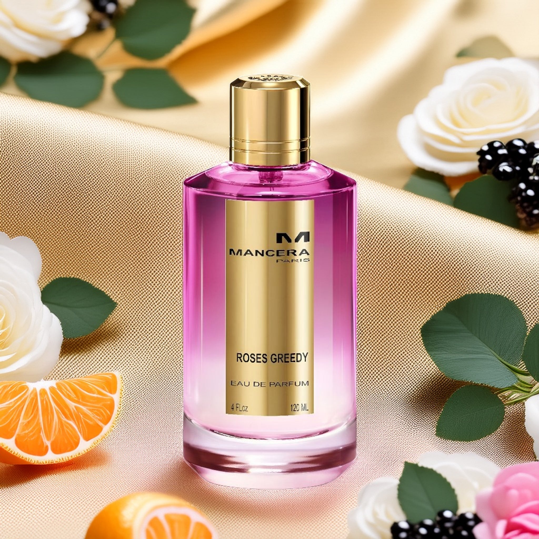 MANCERA ROSES GREEDY 4.0 oz / 118 ml Eau de Parfum