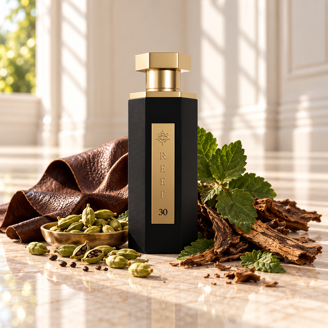 Reef 30 – Bold Patchouli Leather